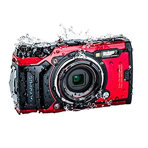 Olympus Tough TG-6 Actionkamera, 12 Megapixel Sensor, digitale Bildstabilisierung, 4x-Weitwinkel-Zoom, 4k-Video, 120fps, Wi-Fi, rot – Bild 8