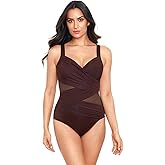 Miraclesuit Women's Swimwear Network Madero Sweetheart Neckline Underwire Bra Tummy Control One Piece Swimsuit