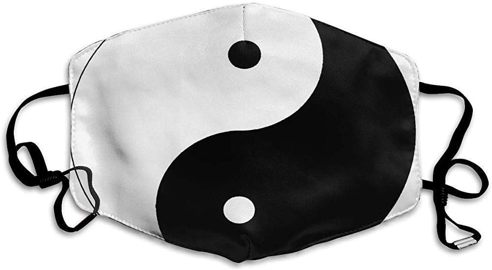 Unisex Mouth Masks Yin Yang Anti Dust Anti Pollution Polyester Motorcycle Face Mask Reusable