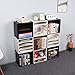 PAG Office Supplies Desk Organizer Wood File Mail Sorter with 3 Adjustable Drawer Boards, White