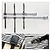Shirt Stays,Jelinda 2 Piece Mens Elastic Suspender Garter Belts Non-slip Locking Clamps (1-Black White)