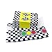 VDESFUEBY 20 Packs Checkered Racing Treat Bags Race Car Theme Party Favors for Sports Event and Kids Birthday Supplies