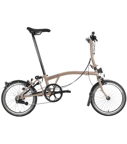 Amazon.com : Brompton P Line Superlight 4 Speed Folding Bike (Low