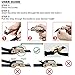 Reehut Gymnastic Rings W/Adjustable Straps, Metal Buckles & Manual - Home Gym (Set of 2) - Non-Slip - Great for Workout, Strength Training, Fitness, Pull Ups and Dips, Ebook Included