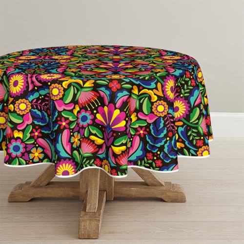Horaldaily Mexico Tablecloth Dia De Los Muertos