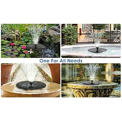 Buy Gardtec Solar Fountain Easy Set Up Floating Solar Powered Pump Fountain Perfect Solar Powered Fountain For Bird Bath Online In Dominican Republic B08by4tpf2