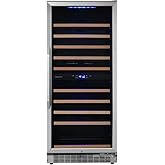 EdgeStar 101 Bottle 24" Built-In Dual Zone Wine Cooler