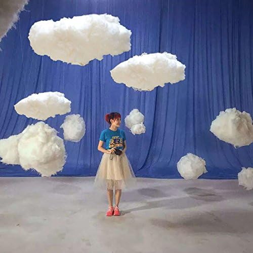 Joyislands Wedding party window shopping mall studio photography props Synthetic / Chemical Fiber (Simulated Cotton) Christmas ,Fetival Decorations background clouds (1006060)