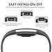 Hanlesi Bands Compatible with Fitbit Charge 2, TPU Soft Silicone Adjustable Replacement Sport Strap Large and Small Band for Fitbit Charge 2 Band Smartwatch Heart Rate Fitness