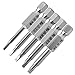 5 Pieces/set Magnetic Triangle Head Screwdriver Bits S2 Steel 1/4 Hex Shank Set