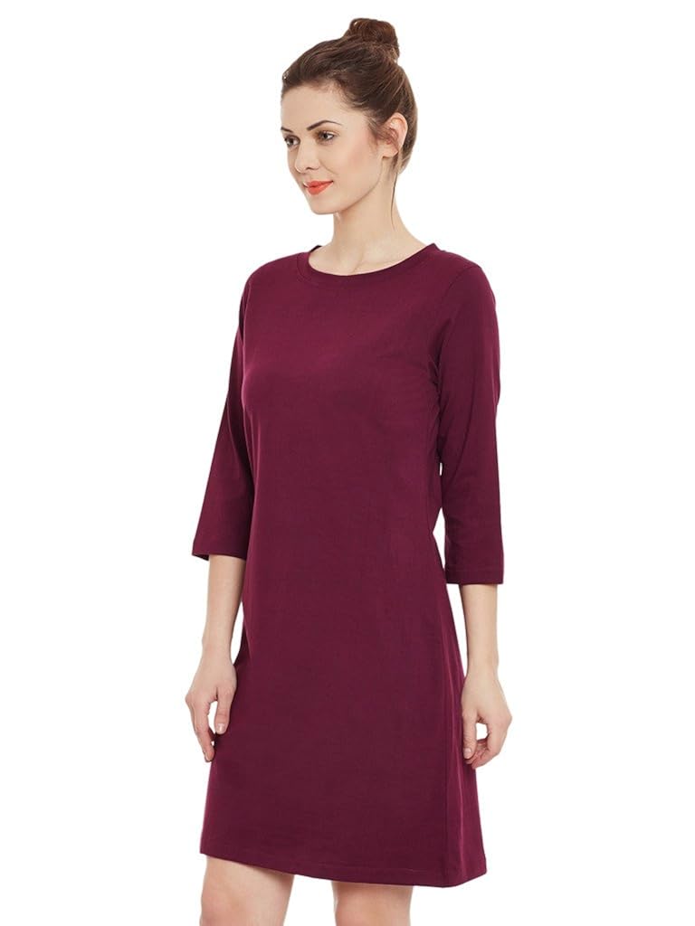 miss chase womens magenta shift dress