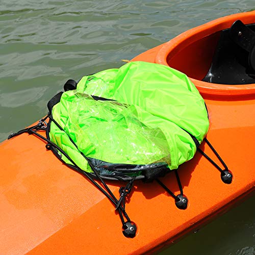 RENHAIGY Tandem Clear Kayak Wind Sail Kit Downwind Paddle Popup Board