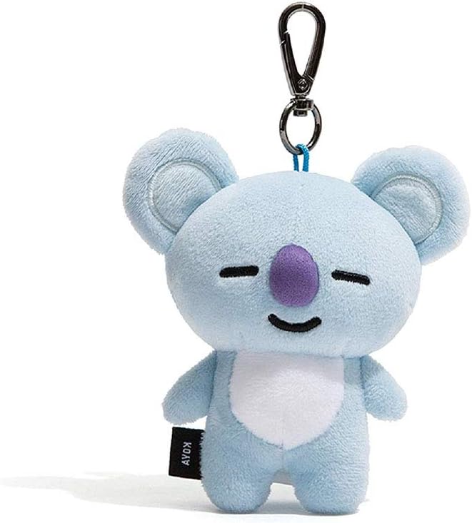 PATPAT Sapphero Boy's Kpop Bts Bangtan Tata Cooky Soft Keychain Strap Charm Cords Clip (Blue)