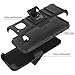 CoverON HTC 10 Holster Case, [Explorer Series] Holster Hybrid Belt Clip Hard Phone Cover for HTC 10 - Black & Black