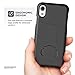 iPhone XR Belt Clip Case (2018 DuraClip) Ultra Slim Holster Shell Combo (Rubberized Grip Finish) Black (iPhone XR)