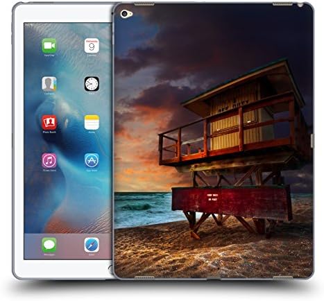 Official Celebrate Life Gallery Lifeguard Stand At Sunrise Beaches 2 Soft Gel Case for Apple iPad Pro 12.9