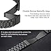 SWEES Metal Bands Compatible Fitbit Charge 3 & Charge 3 SE Bands，Premium Stainless Steel Metal Replacement Bands Strap Wristband for Women Men, Small Large, Black