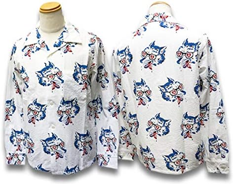 Amazon Co Jp Weirdo ウィアード ss Wolf Bait L S Shirts ウルフバイトロングスリーブシャツ Wrd Ss 11 M 服 ファッション小物