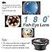 Cell Phone Camera Lens, 20x Telephoto Lens + 180 Degree Fisheye Lens, 2 in 1 Phone Camera Lens + Tripod + Remote Shutter for iPhone x 8 7 6s 6 Plus, Samsung Galaxy & Most Android Smartphone