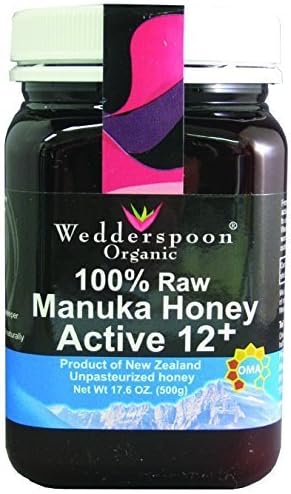 Wedderspoon Organic - Manuka Honey 100% Raw Unpasteurized Active 12+ - 17.6 oz. ( Pack of 3)
