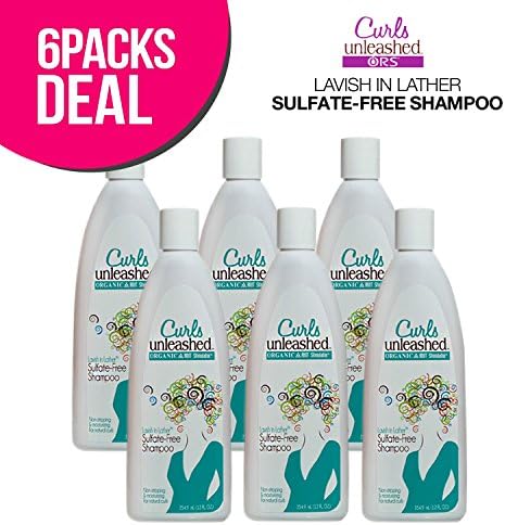 (6 PACK) ORGANIC ROOT Simulate Curls Unleashed Lavish in Lather Sulfate-Free Shampoo 12oz