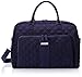 Vera Bradley Women's Microfiber Weekender Bag, Navy 2, One Size