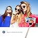 Self Selfie Stick, Luxsure Gold Self Portrait Monopod Extendable Handheld Wireless Bluetooth Selfie Stick with Universal Phone Holder for iPhone 6, iPhone 6 Plus, Samsung Android Smartphone