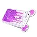 Case Compatibe with iPhone 6S Plus, iPhone 6 Plus, YOKIRIN Luxury 3D Glitter Cute Ears Transparent Plastic Bling Sparkle Stars & Love Heart Flexiable Soft TPU Gel Silicone Protective Cover, Purple