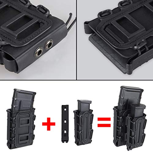 IDOGEAR Magazine Pouch 5.56 Belt Clip Mag Pouch 7.62mm Softshell Rifle