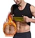 Rdfmy Men's Hot Sweat Body Shaper Workout Tank Top Slimming Vest Weight Loss Shapewear Neoprene No Zipper