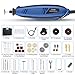 HoLife Rotary Tool Kit, 120PCS Rotary Accessory Kit with Variable Speed, Flexible Shaft, Multi-function for Craft, Wood Carving, Sanding