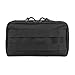 AMYIPO MOLLE Pouch Multi-purpose Compact Tactical Waist Bags Utility Pouch (94 inch Black Pouch (2PCS))