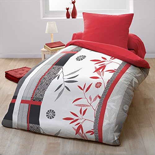 Home Passion 53730 Linen, Pack of 2 Microfibre Japanese Bamboo Duvet 140 x 200 cm Multi-Coloured