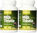 Jarrow Formulas Milk Thistle Standardized Silymarin Extract 30:1 Ratio, 150 Mg Per Capsule, 200 Gelatin Capsules (2 Pack)