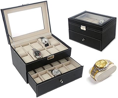 Watch Box Case Cabinet Black