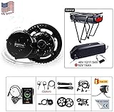 BAFANG BBS02B 48V 750W Ebike Motor with LCD Display 8fun Mid Drive Electric Bike Conversion Kit with Battery (Optional)
