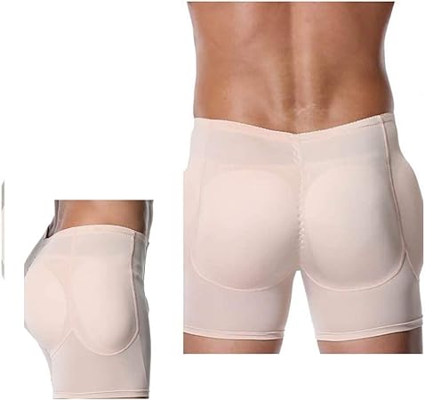 Papikool Hombres Acolchado Butt Lifter Body Shaper Nalgas Culo Potenciador Hip Up Boxeadores Culo Almohadilla Bragas Ropa Interior Breve Color Natural Size S Amazon Es Hogar