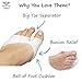 Bunion Corrector Foot Sleeves – Gel Forefoot Pads for Ball of Foot Metatarsal Cushioning and Protection. Diabetic Foot Care to Help Toe Calluses Corns Blisters, Mortons Neuroma or Sesamoiditis