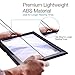 Magnifier Magnifying Glass LED Lighted Illuminated Hands-Free Large Rectangular Full-Page Foldable3X Desktop Portable for Elder Kids