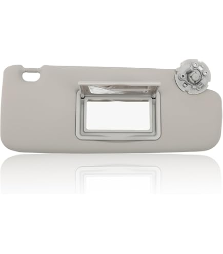 2MPLASTIC Pair Of Gray Sun Visors For Chevy Cruze 2011-2016 – Left & Right, With Mirrors (Titanium Gray)