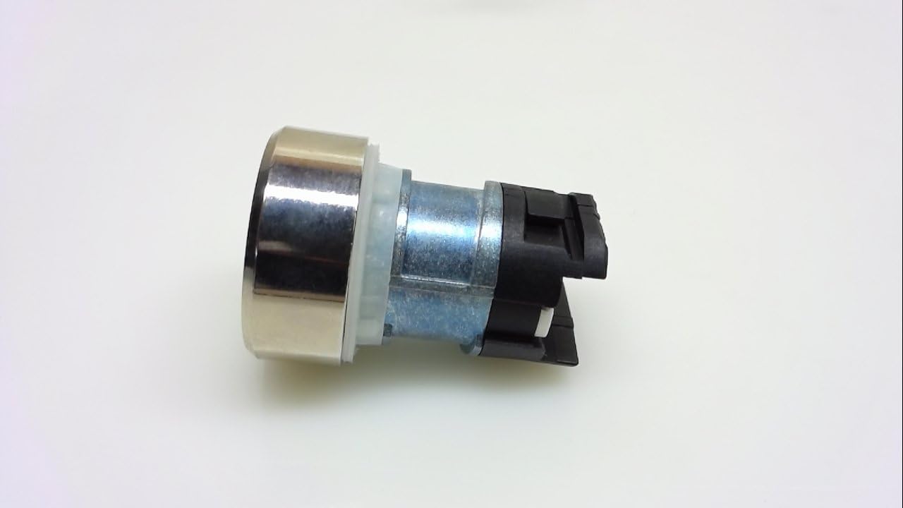Siemens 3SB3501-0AA31 22MM Metal Round Actuator: Illuminated PUSHBUTTON with Flat Button ILLUMINABLE INCL. Holder for 3 Elements with Holder Yellow - Image 4