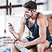 TaoTroncis Bluetooth Headphones, Wireless Earphones for Running (12 Hour Music Playtimes, Soft Silicon Earhooks, Inner Nano-Coating Sweat-Proof)