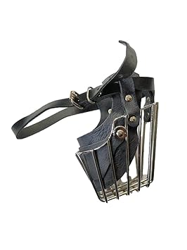 PET CLUB51 Dog Mouth Cover Iron Muzzle (Medium)