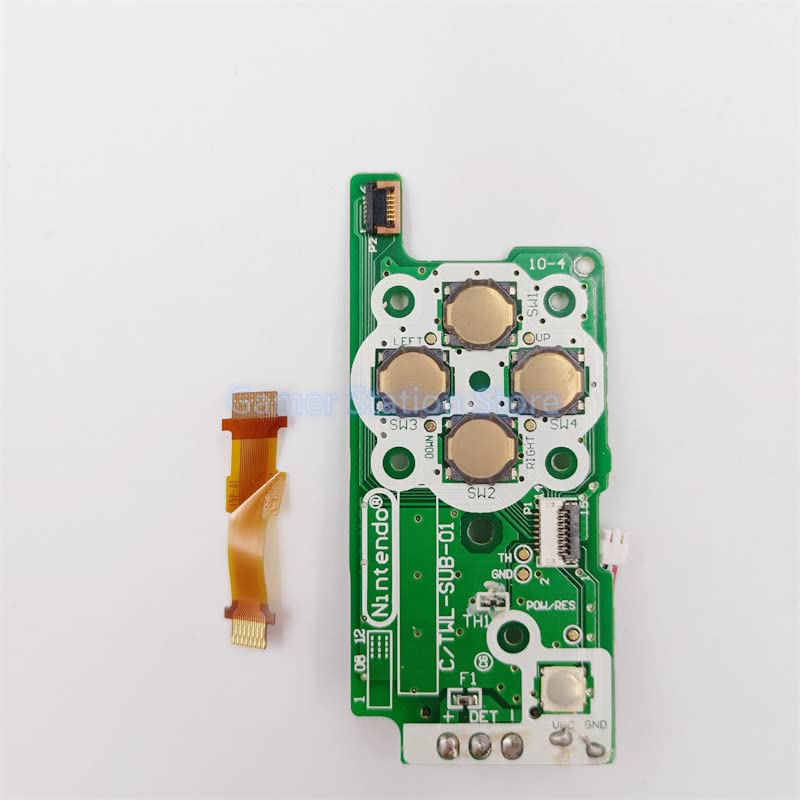 New Power ON Off Switch Board D Pad ABXY Buttons Board with Flex Cable Repair Part for DSi NDSI NDSi Console.