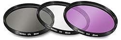 55mm and 58mm 14 Piece Filter Set Includes 3 PC