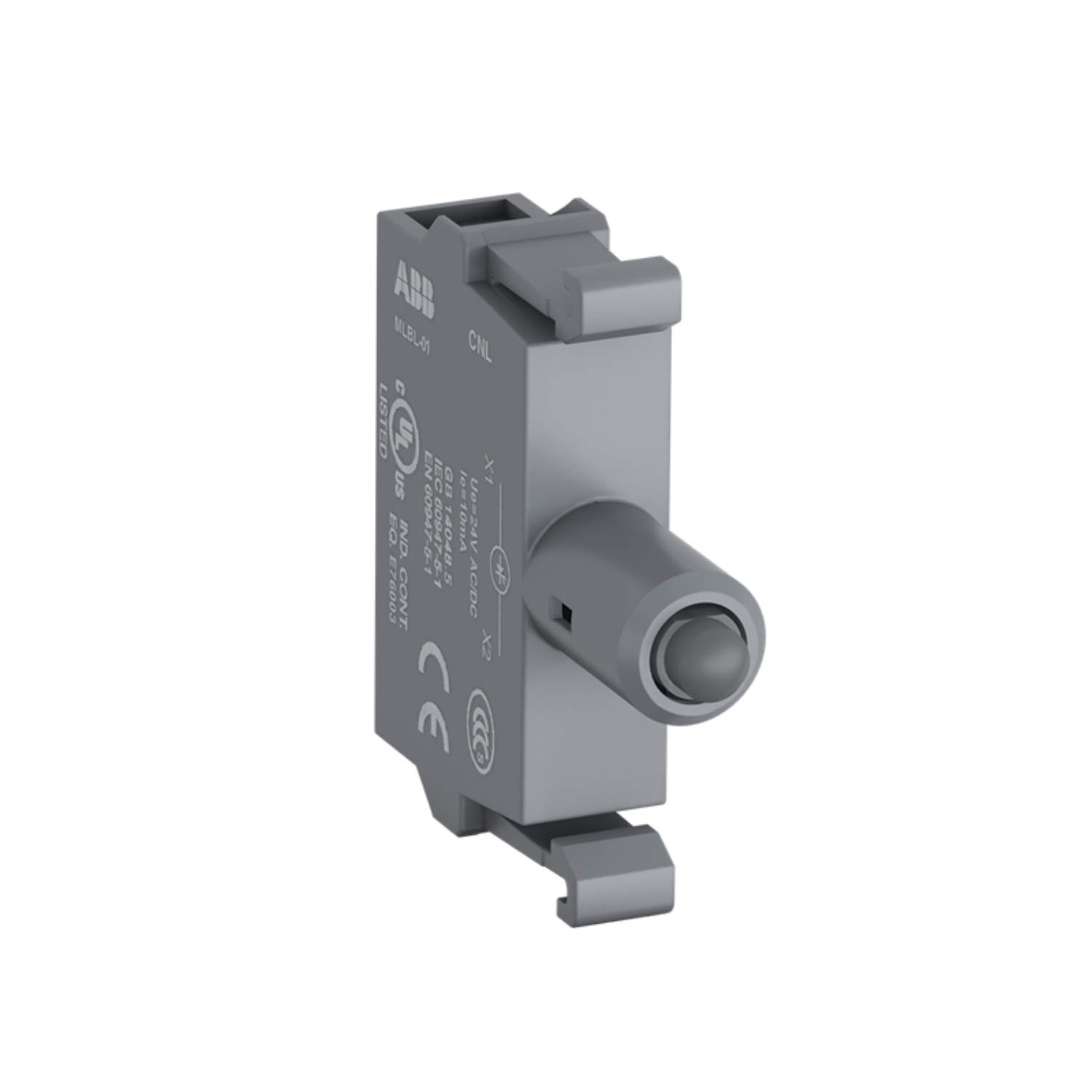 ABB MLBL-01G Modular LED block, 24V AC/DC, Integrated LED, Green, Illuminated (ABB1SFA611621R1012)
