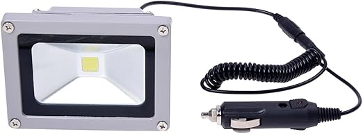 SODIAL(R) CAR FOCO PROYECTOR LUZ 10W 12V LED blanco 7000K: Amazon ...