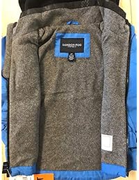London Fog - Chaqueta con capucha y forro polar para niños, color azul y negro