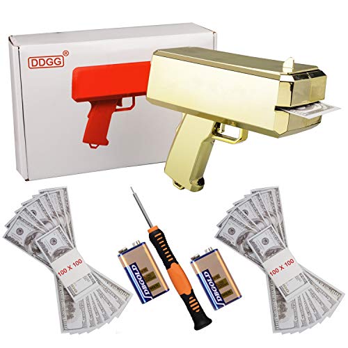 Ddgg make it rain money gun christmas gift cash 200 gol…