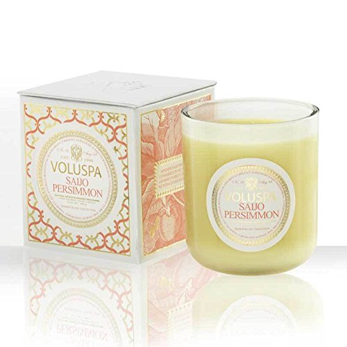 Voluspa Saijo Persimmon Classic Maison Candle, 100 hour 12 oz